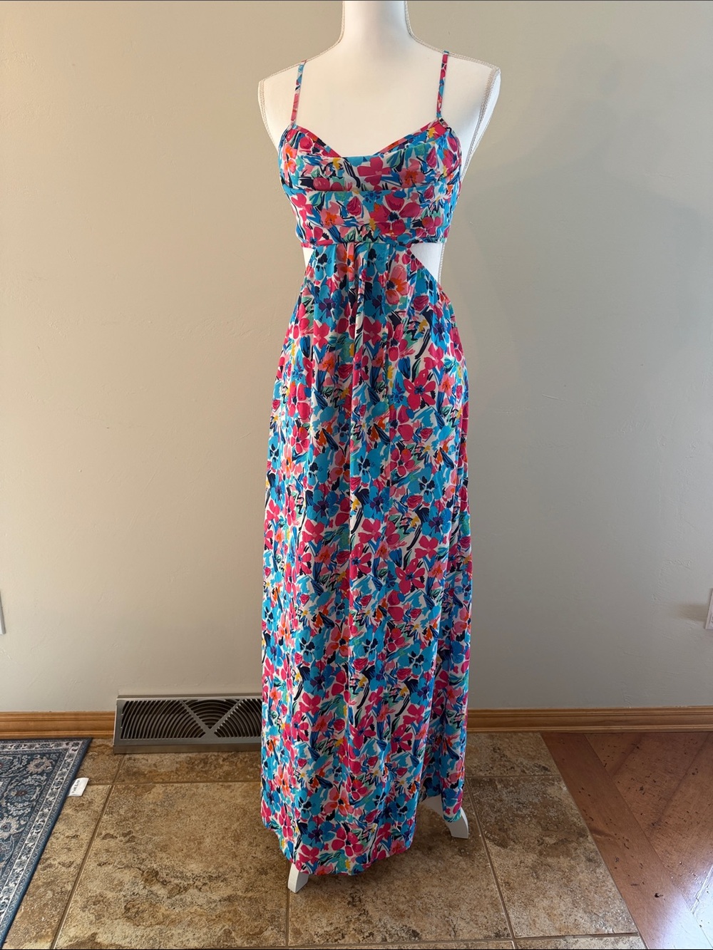 SHEIN Women's Small 4 Multi Color Floral Lightweight Dress NWT